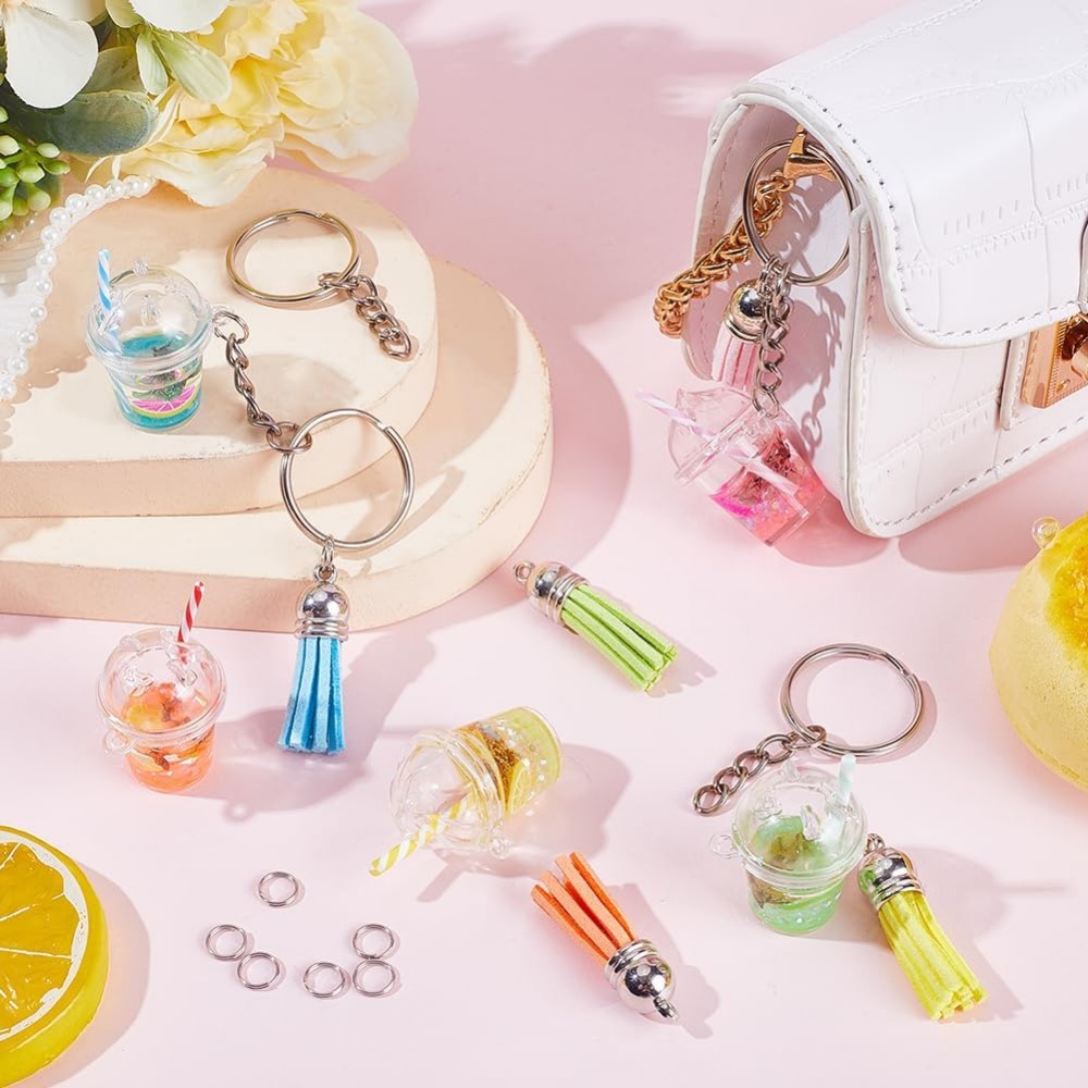 35Pcs DIY 5 Sets Bubble Tea Ke - Jewelry Making Chain review and price