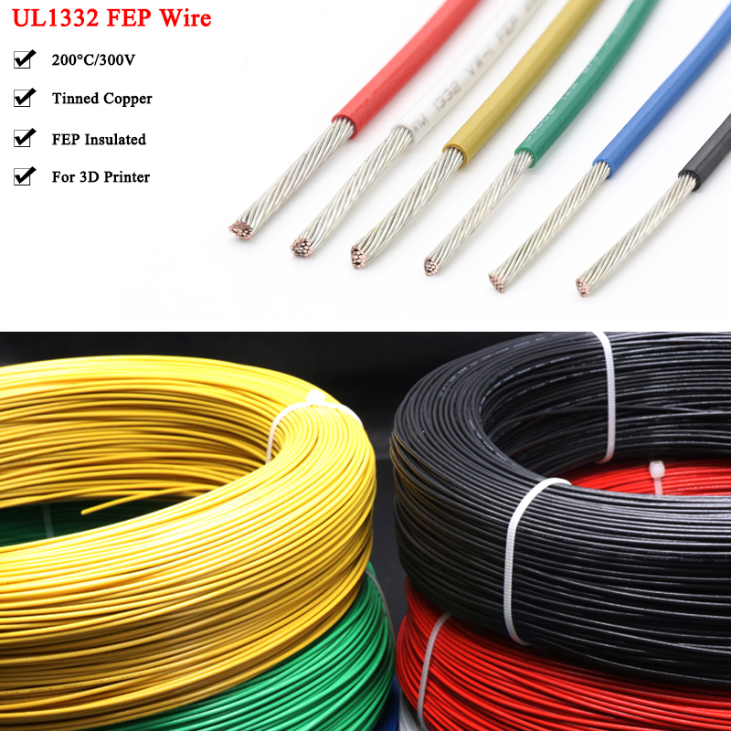 2/5/10m UL1332 PTFE Wire High  - Wire 22 Gauge Copper review and price