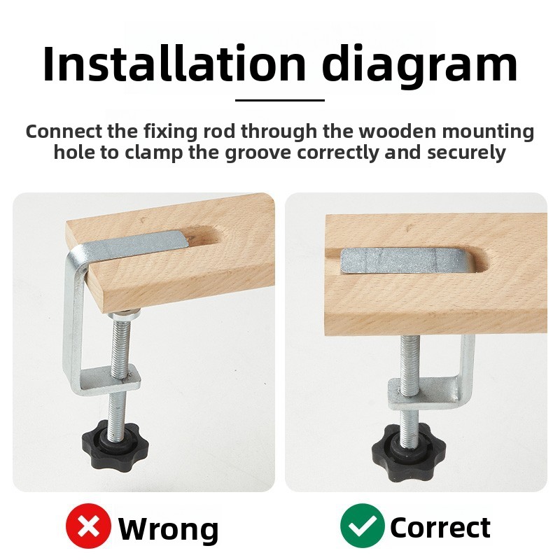 Clamp Type Wooden Clamp, Fixed - Jewelry Making Desk review and price