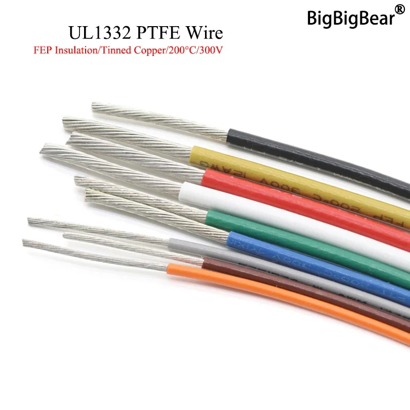 1M/5M UL1332 PTFE Wire 30/28/2 - Wire 22 Gauge Copper review and price
