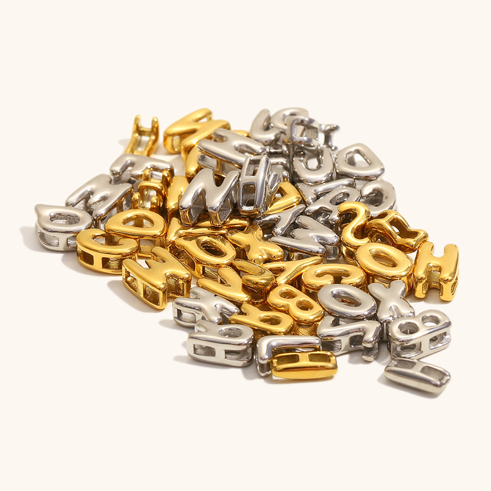 La.Muses 26 Letter Hollow Bead - Jewelry Making In La review and price