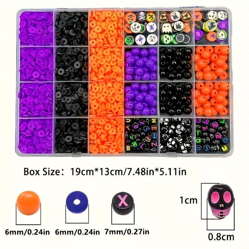 2700pcs， Halloween colored rou - Bead Organizer Tray review and price