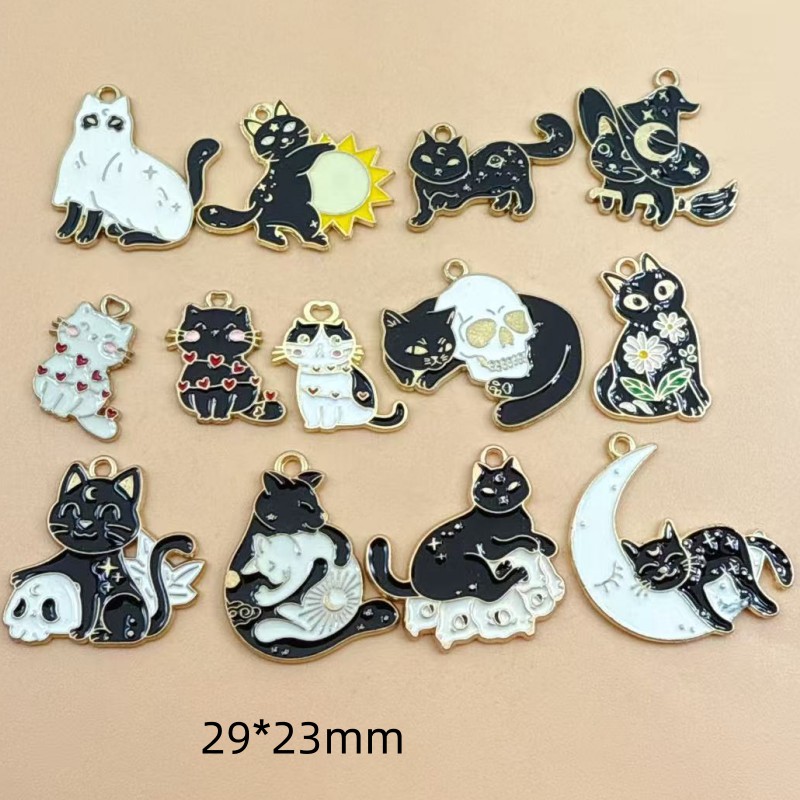 10pcs Original Alloy Enamel Bl - Jewelry Making Pendants review and price