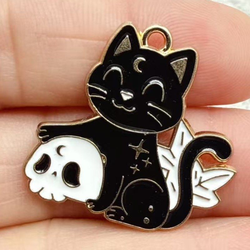 10pcs Original Alloy Enamel Bl - Jewelry Making Pendants review and price