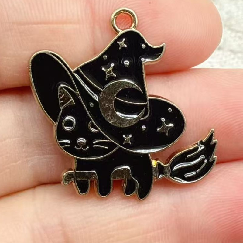 10pcs Original Alloy Enamel Bl - Jewelry Making Pendants review and price