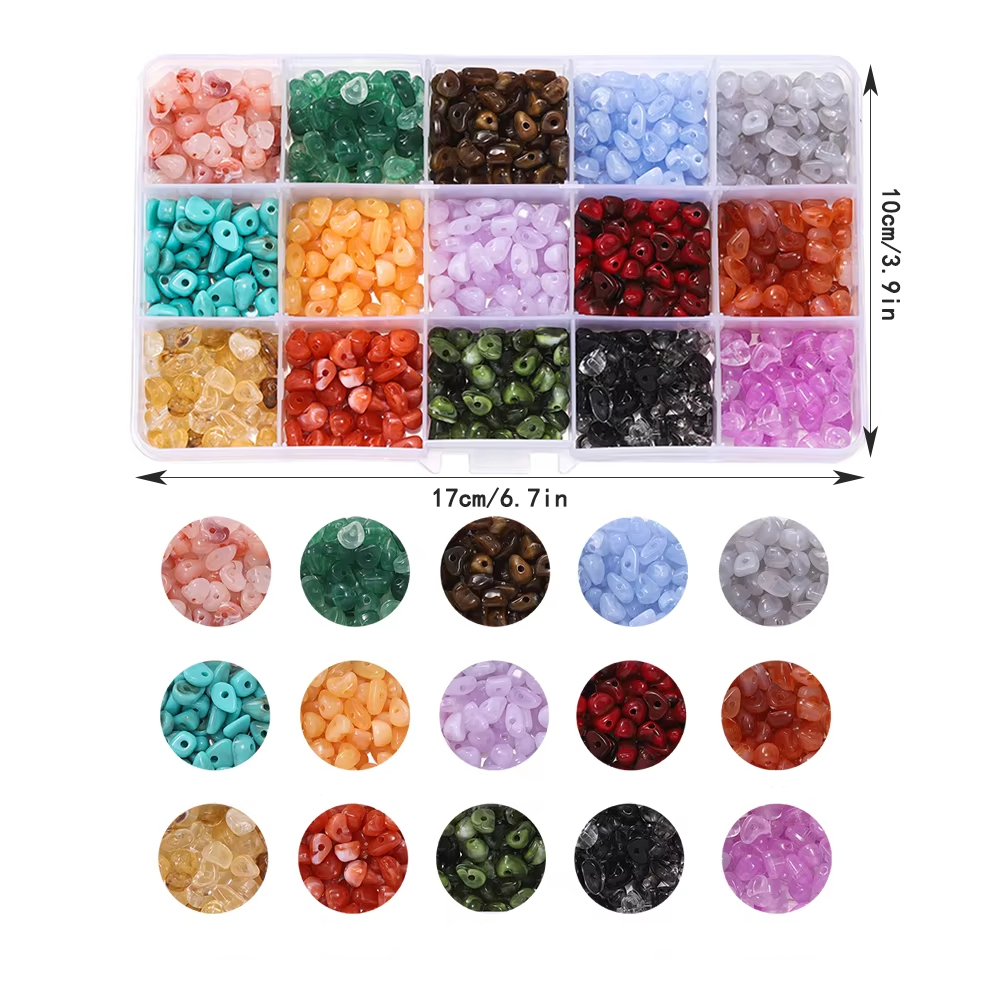 About 525pcs/Box Imitation Nat - Bead Organizer Tray review and price