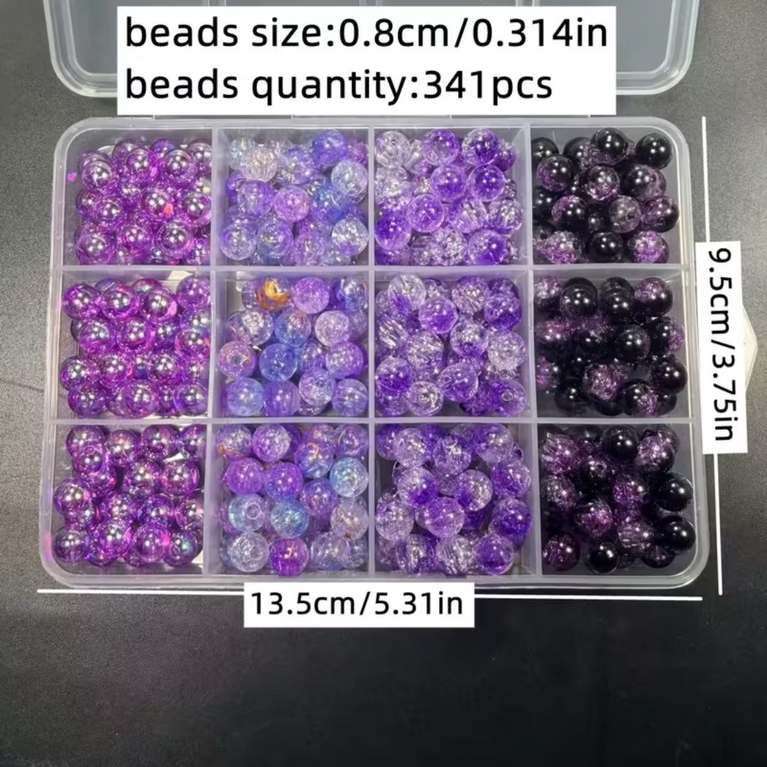8mm Black Purple Series, Dark  - Bead Organizer Tray review and price