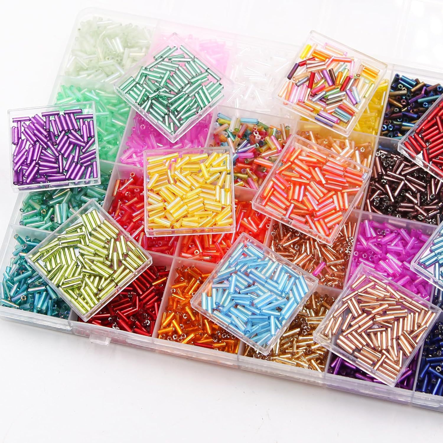 About 6720Pcs/Box 7mm 28 Color - Bead Organizer Tray review and price