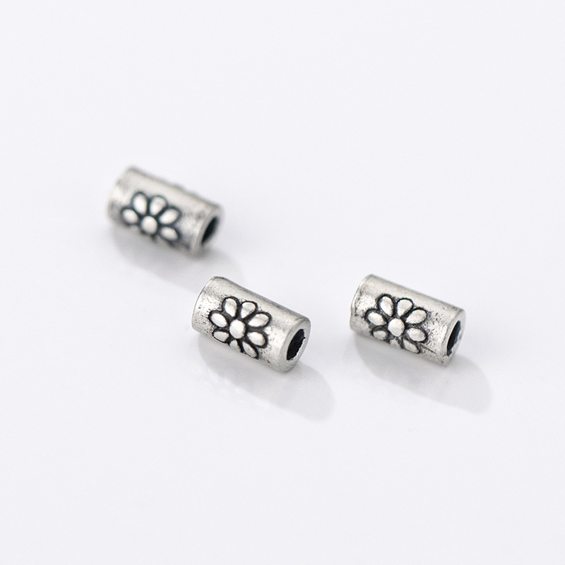 925 Silver Spacer Beads Daisy  - Jewelry Making In La review and price