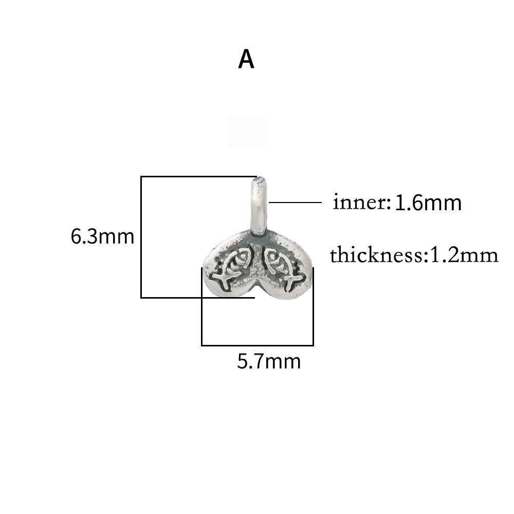 925 Sterling Silver Heart & Fi - Jewelry Making In La review and price