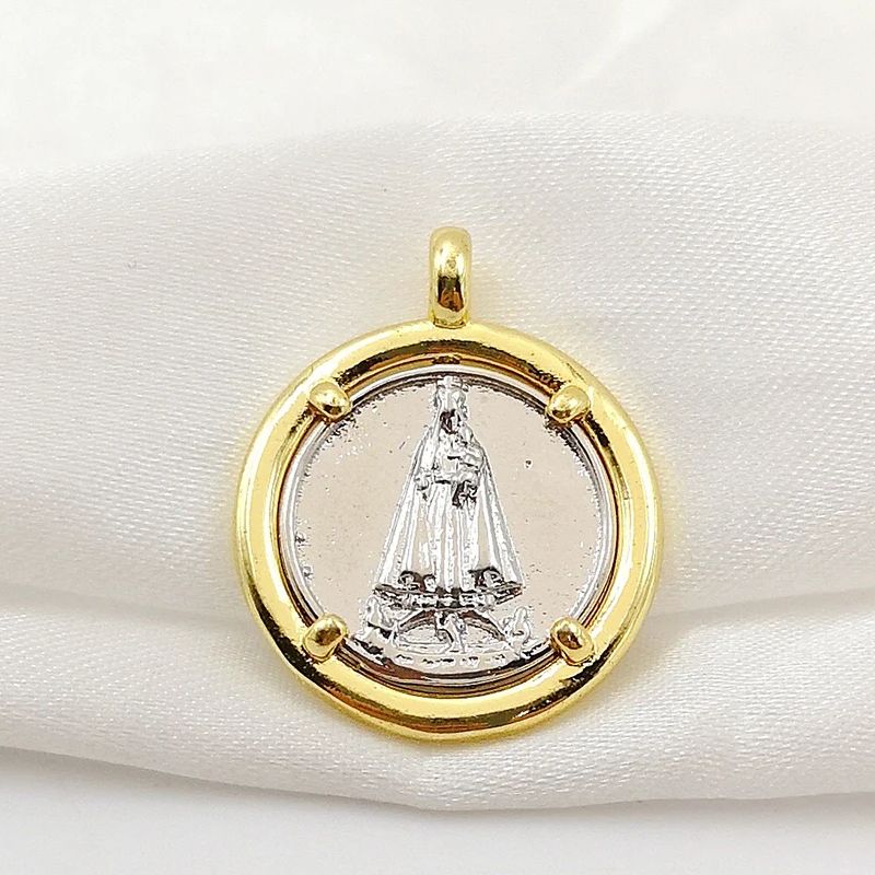 Gold Plated Our Lady of Fatima - Jewelry Making In La review and price