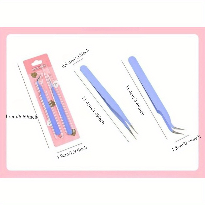 6pcs Tweezers Set - Angle and  - Jewelry Making Tool Kit review and price