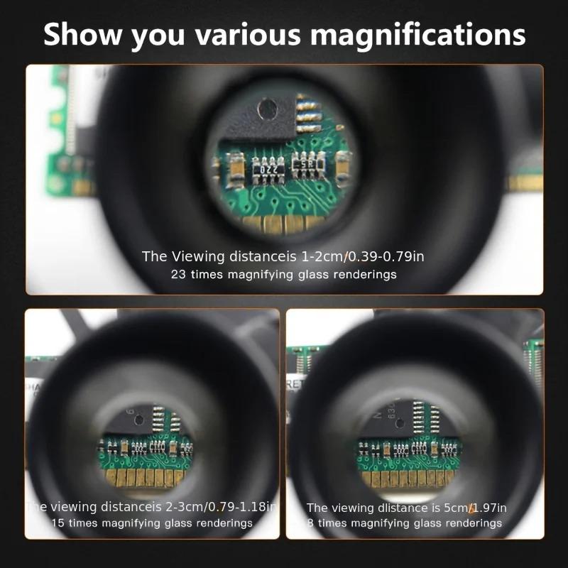 1Set Magnifying Glass 8X/15X/2 - Jewelry Making Glasses review and price