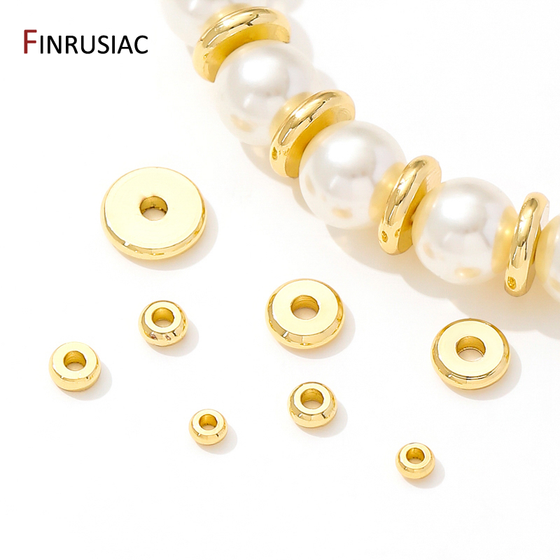 18K Gold Plated Brass Flat Spa - Jewelry Making Items review and price