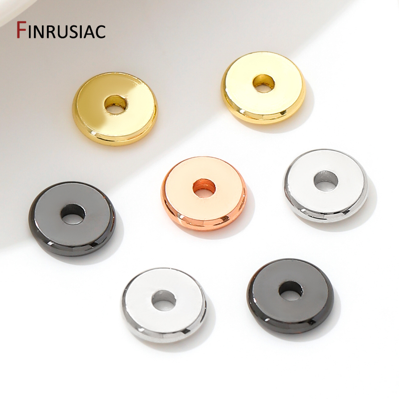 18K Gold Plated Brass Flat Spa - Jewelry Making Items review and price