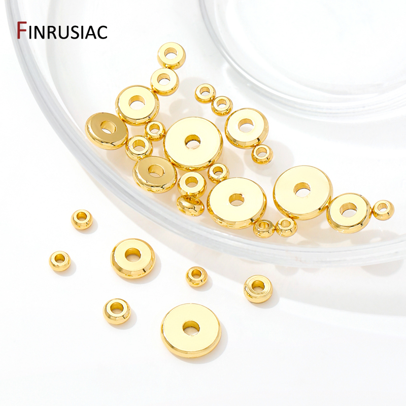 18K Gold Plated Brass Flat Spa - Jewelry Making Items review and price