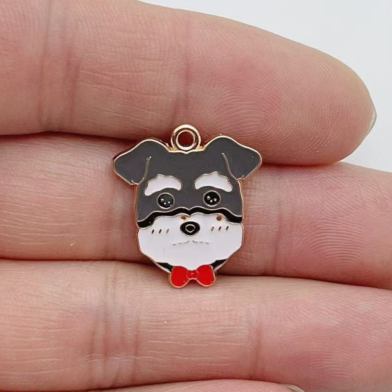 12pcs cartoon pet spotted dog  - Jewelry Making Pendants review and price