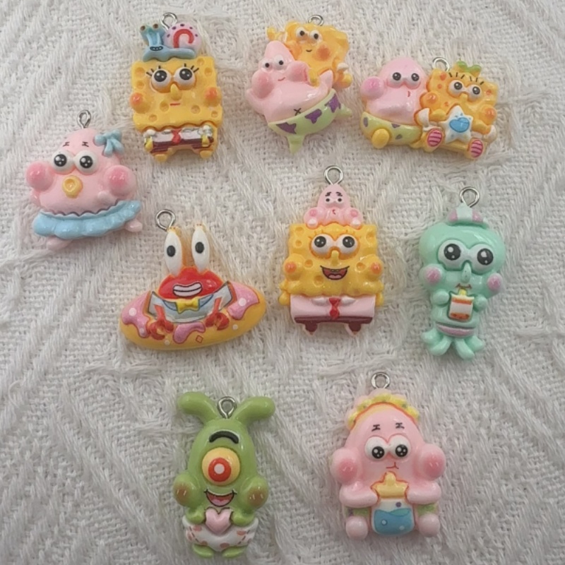 10pcs cartoon resin pendant, D - Jewelry Making Pendants review and price
