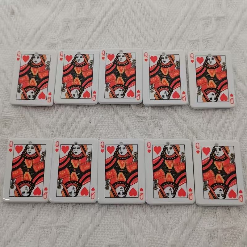 10pcs acrylic double-sided sim - Jewelry Making Pendants review and price