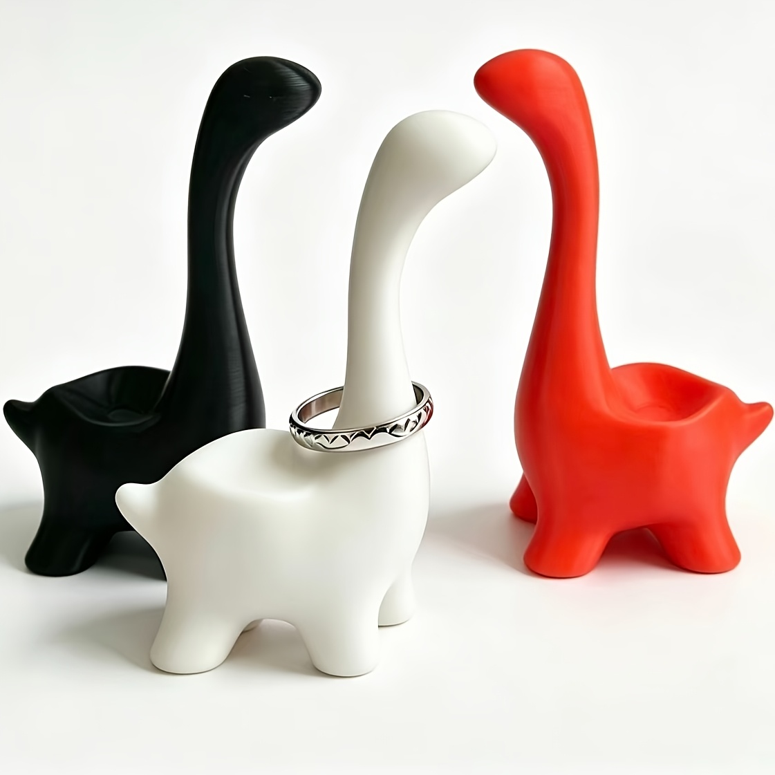 2Pcs Simple Long-Necked Dinosa - Jewelry Making Desk review and price