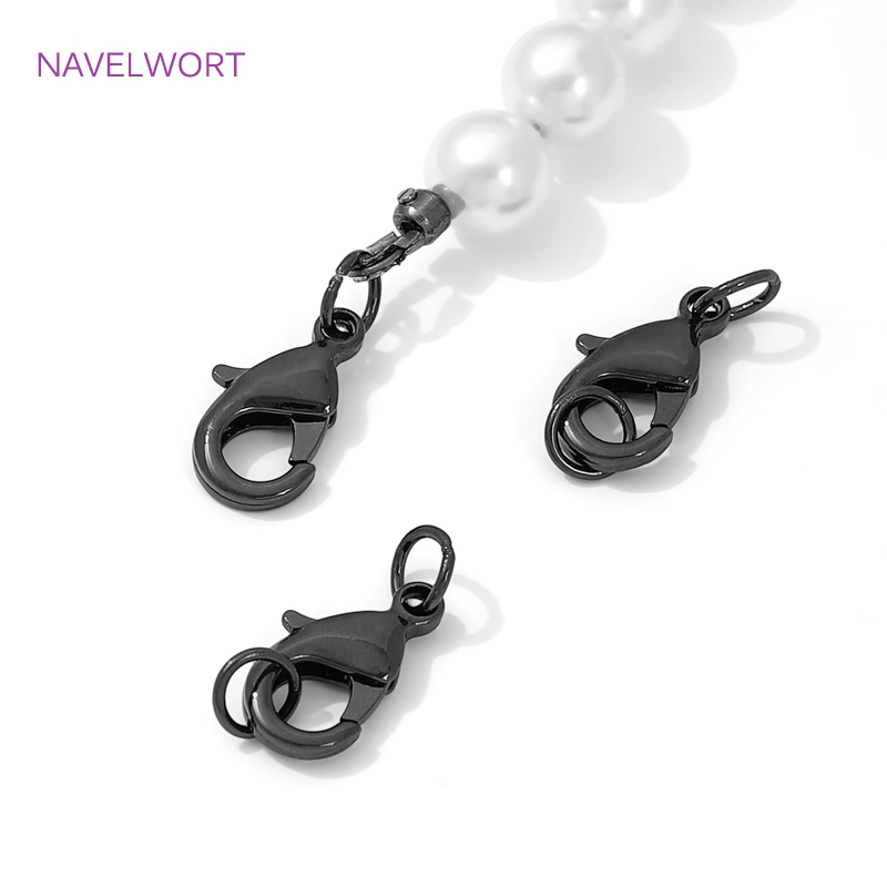 Black Color Brass Lobster Clas - Jewelry Making Chain review and price