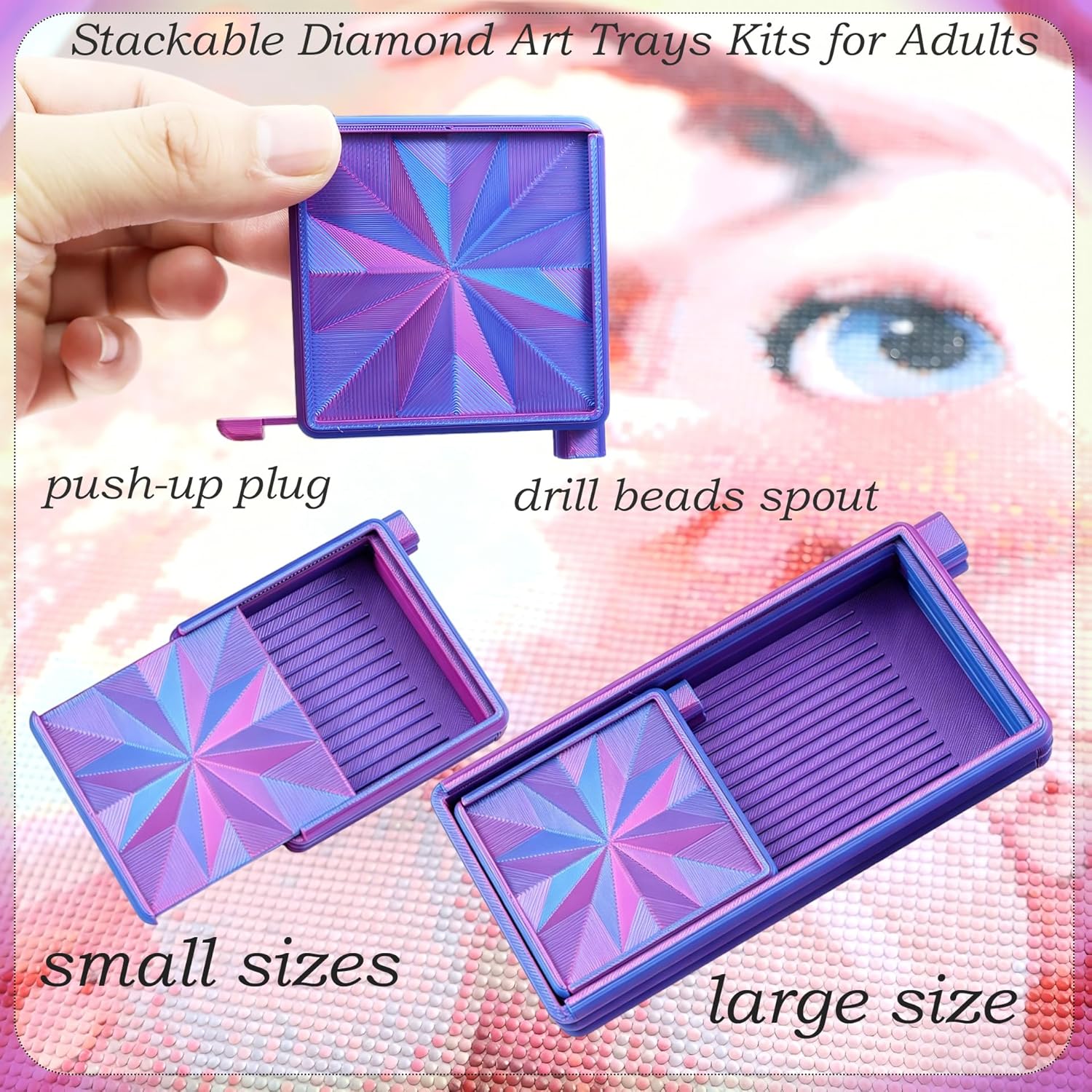 3 in 1 Diamond Art Trays With  - Bead Organizer Tray review and price