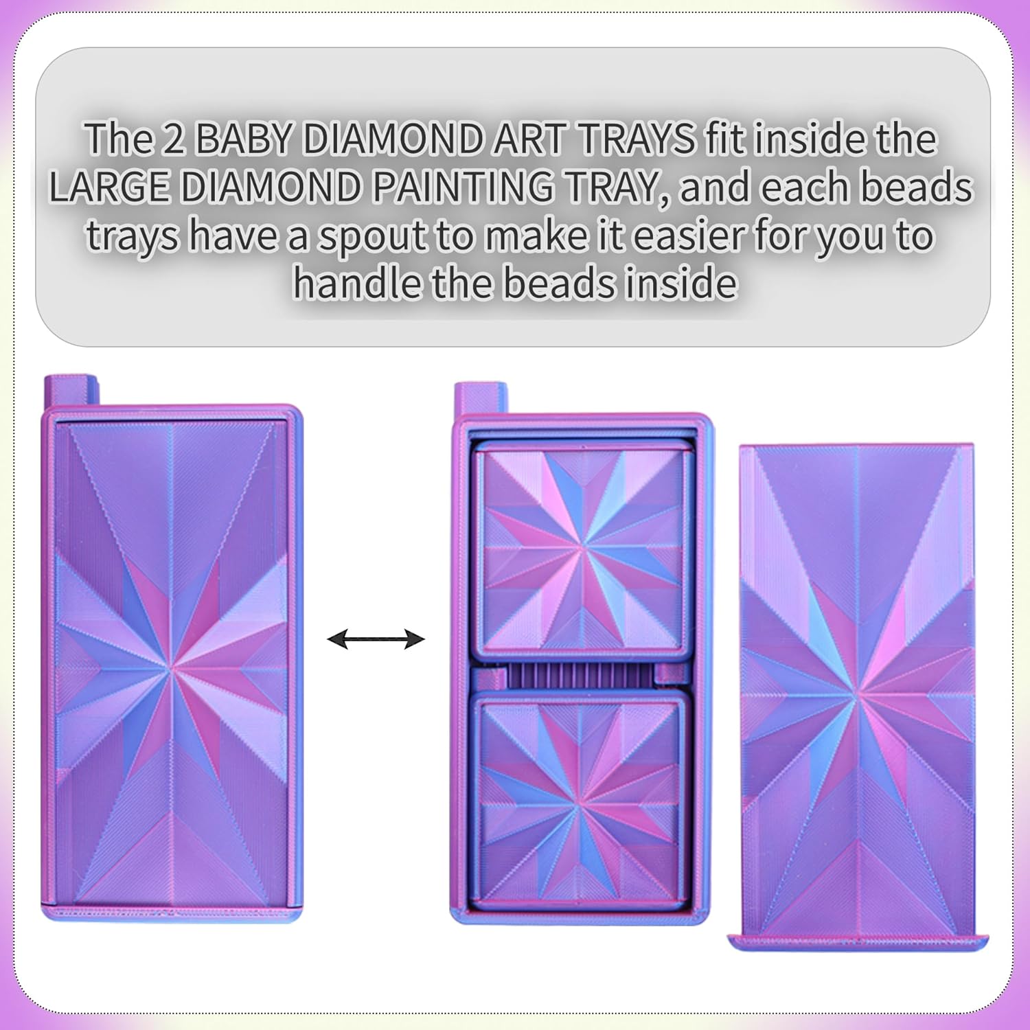 3 in 1 Diamond Art Trays With  - Bead Organizer Tray review and price