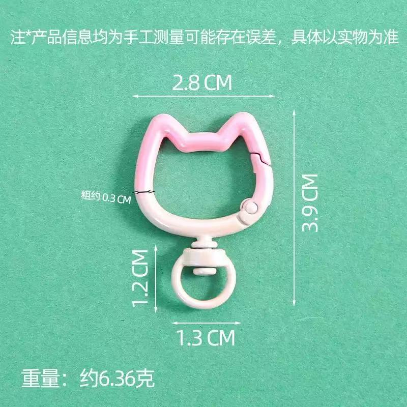 5-10PCS Gradient Cute Cat Clas - Jewelry Making Chain review and price